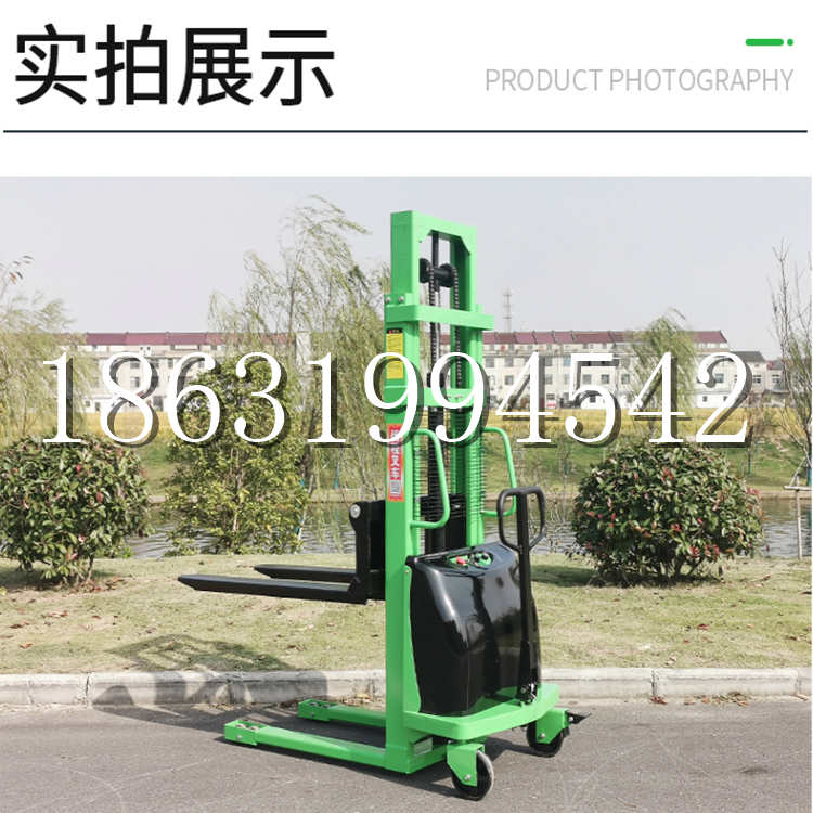 朝阳县电动叉车堆高车液压铲车电瓶1吨2吨站驾步行式小型全自动叉车